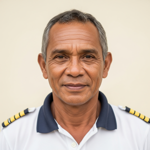 Gael Falk, Senior Phinisi Captain & Liveaboard Master